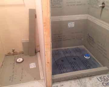 bathroom construction
