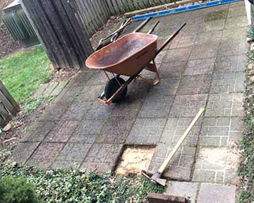 Stone Patio Installation