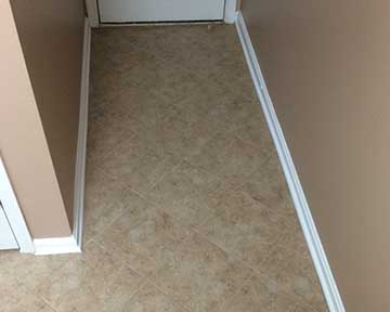 After of tile installation