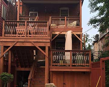 Deck renovations